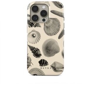 Burga Seashell Design Phone Case - Beige